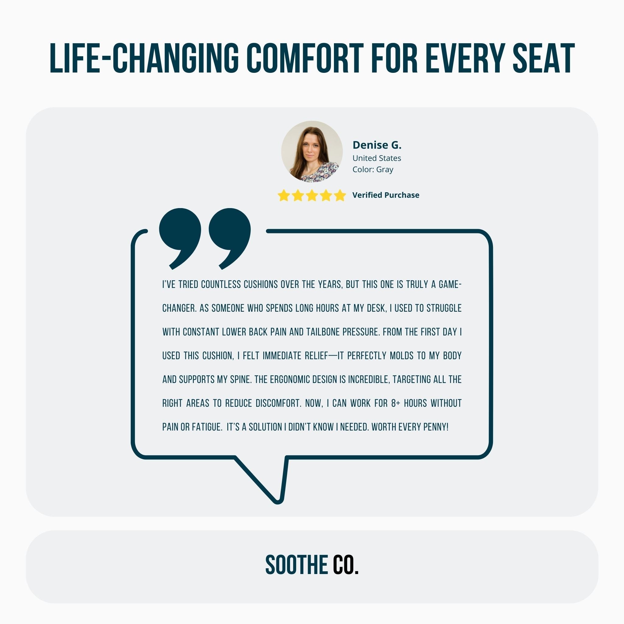 Soothe Co Cushion Seat